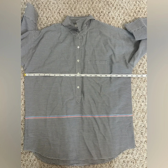 J.Crew Black and White Casual Button Down Shirt size 8 - Picture 7 of 7